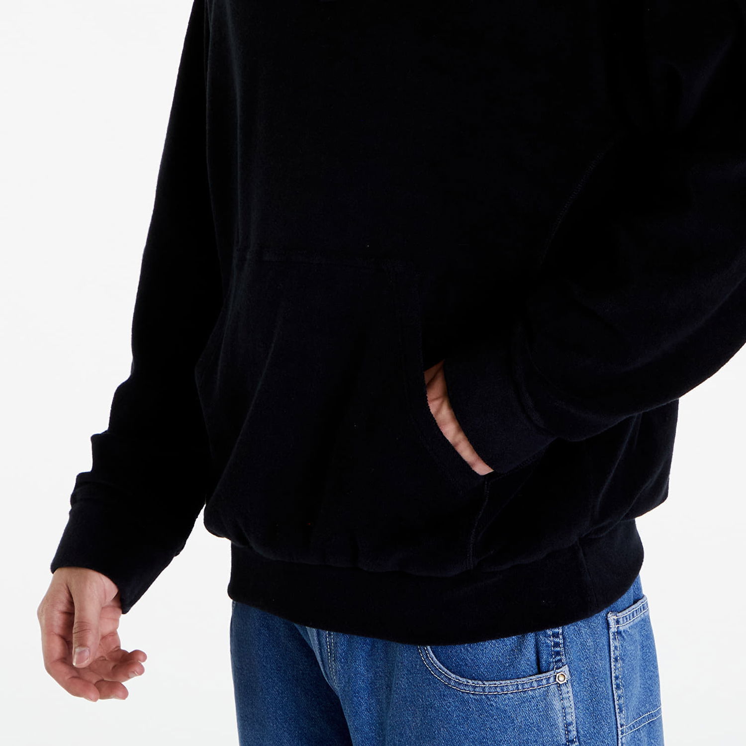 Sweatshirt Reebok Oversized Terry Hoodie UNISEX Sort | RMBB001C99FLE0021000, 1