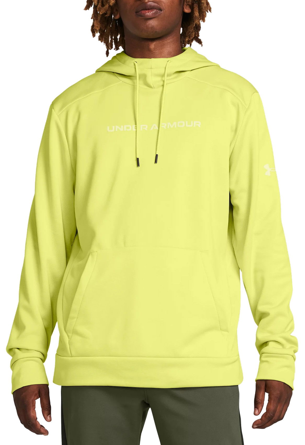 Sweatshirt Under Armour Armour Fleece® Graphic Wordmark Hoodie Gul | 1379744-743, 0