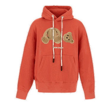 Sweatshirt Palm Angels Kill The Bear Popover Hoody Rød | PMBB058F22FLE0083460, 0