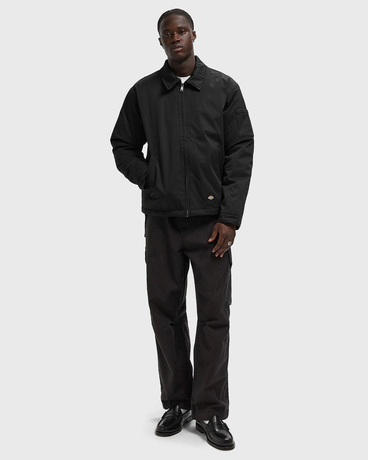 Jakke Dickies Eisenhower Jacket S Sort | 0A87O6-BLACK, 1
