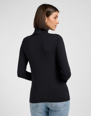 Skjorte Lee Slim Long Sleeve Turtle Neck Top Unionall Sort | 112370968, 0