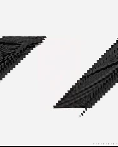 Nederdel Ottolinger Twisted Pencil Skirt Pinstripe Sort | 10230190301 BLK, 1