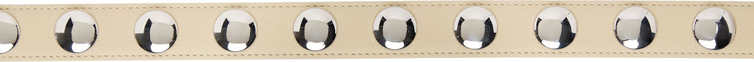Bælter Khaite KHAITE Benny Studs Belt Beige | 10014-798, 1