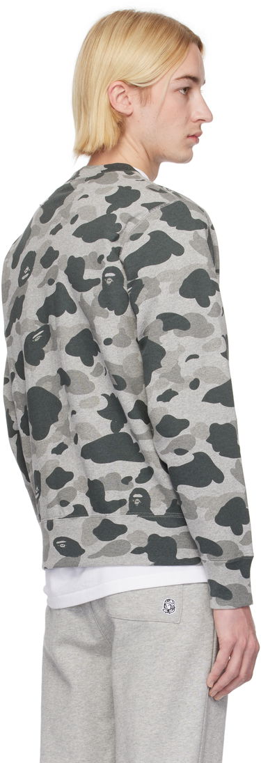 Sweatshirt BAPE Camo Ape Head Crewneck Sweatshirt Grå | 001SWK801005M, 2