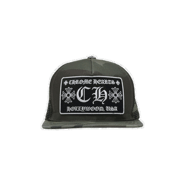Kasket Chrome Hearts Hollywood Trucker Hat Grøn | 1383 100000701HTH GNCM, 0