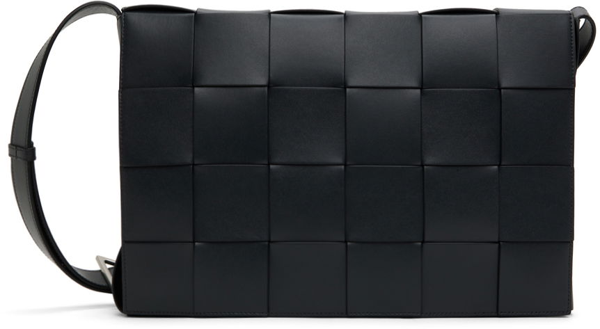 Skuldertaske Bottega Veneta Bottega Veneta Maxi Cassette Shoulder Bag Sort | 778320VB1K0, 0