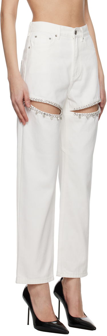 Jeans Area AREA Crystal Slit Jeans Hvid | 0000P01335, 1
