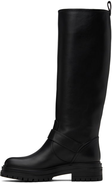 Sneakers og sko Gianvito Rossi Thiago Tall Leather Boots Sort | G80151-20GOM-VGI, 2