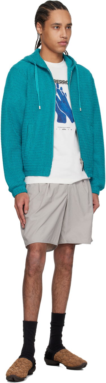 Sweater ADER ERROR ADER error Lunel Zip-Up Hoodie Turkis | BO01SSHD0401TQ, 3