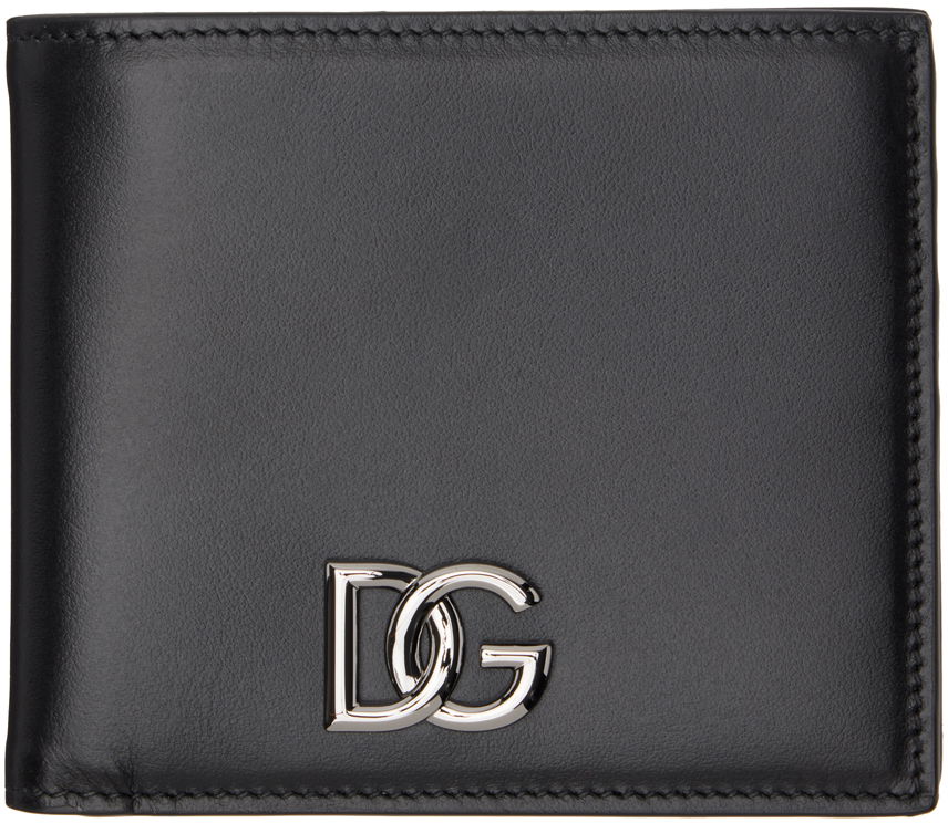 Tegnebog Dolce & Gabbana Black DG Wallet Sort | BP1321AW576, 0