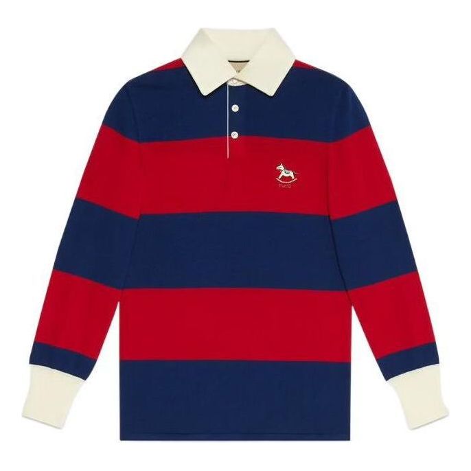 Polo skjorte Gucci Striped Wool Polo Rød | 673844-XKB26-4358, 0