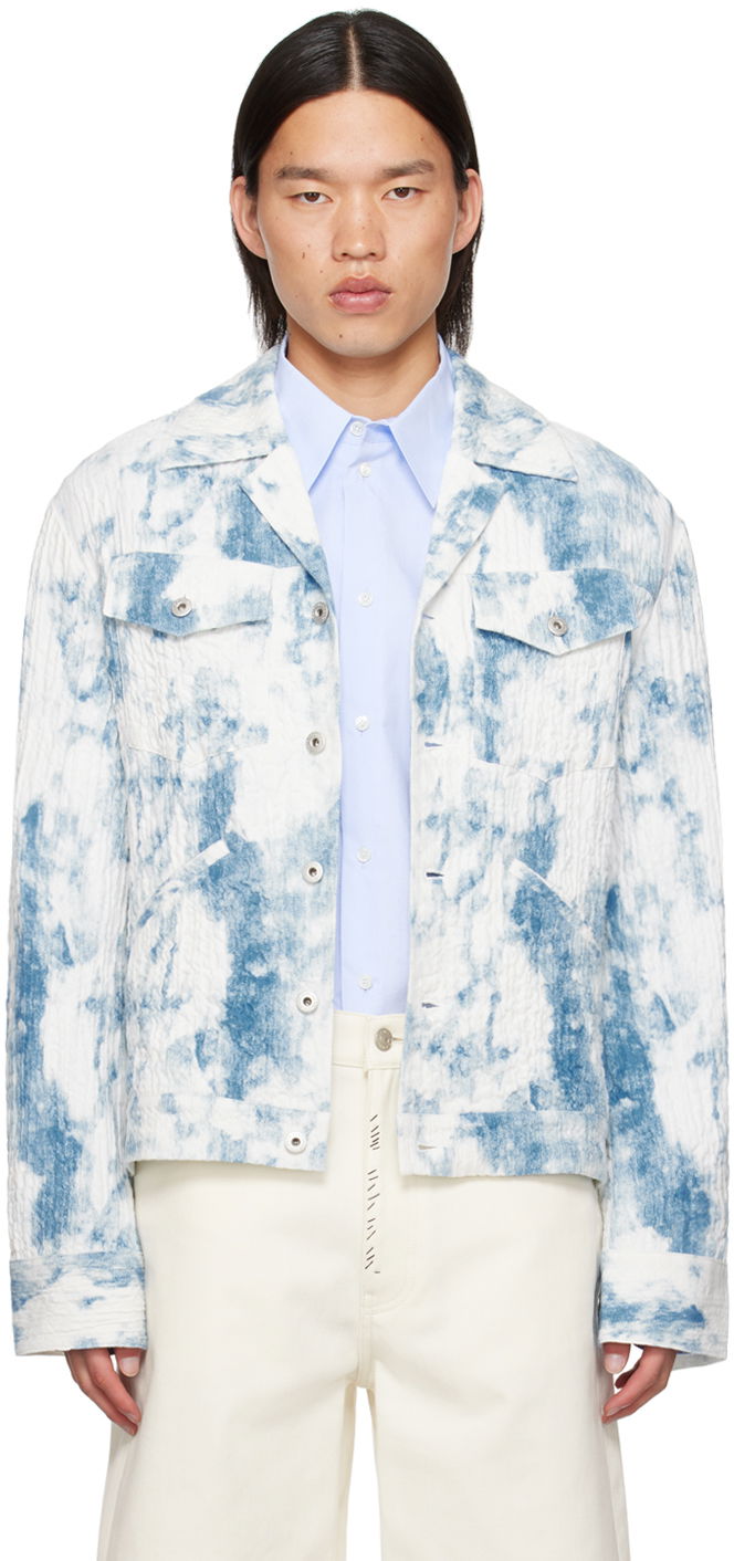 Jakke Feng Chen Wang Feng Chen Wang Printed Jacket Blå | FUS17JK23, 0