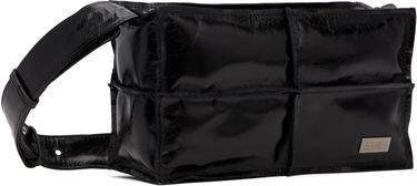 Skuldertaske Maison Margiela MM6 Maison Margiela Mini Wrinkled Leather Bag Sort | SB5WD0031 P8490, 3