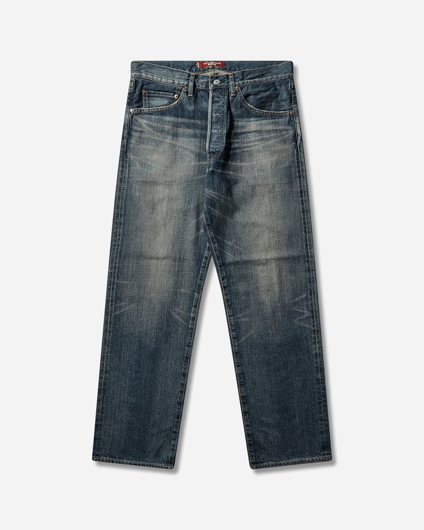 Jeans Junya Watanabe Junya Watanabe Man Selvedge Faded Denim Pants Blå | WP-P216-W25 1