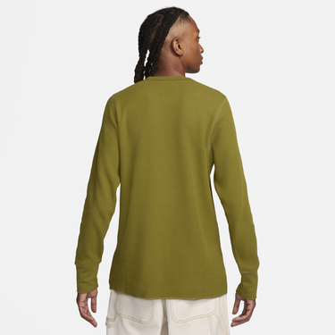 Tøj og tilbehør Nike Life Long-sleeve Heavyweight Waffle Top Grøn | DX0894-307, 3