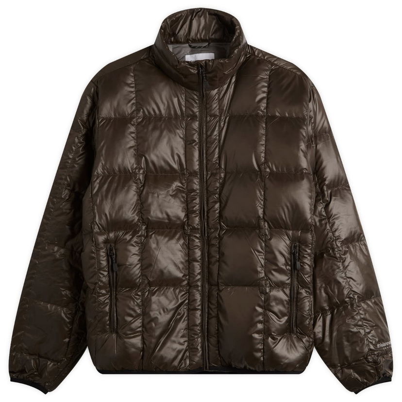 Puffer jakke thisisneverthat PERTEX Light Down Jacket Brun | TN253OOWHS10-BLK