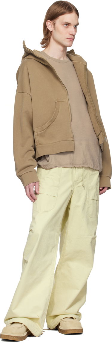 Cargo bukser Entire Studios Entire Studios Barren Cargo Trousers Gul | ESU-S25-3021-OW, 3