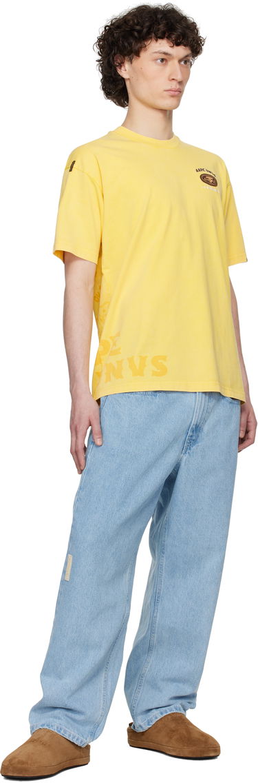 T-shirt AAPE by A Bathing Ape AAPE by A Bathing Ape Fancy Main T-Shirt Gul | AAPTEM1671XXNYEL, 3