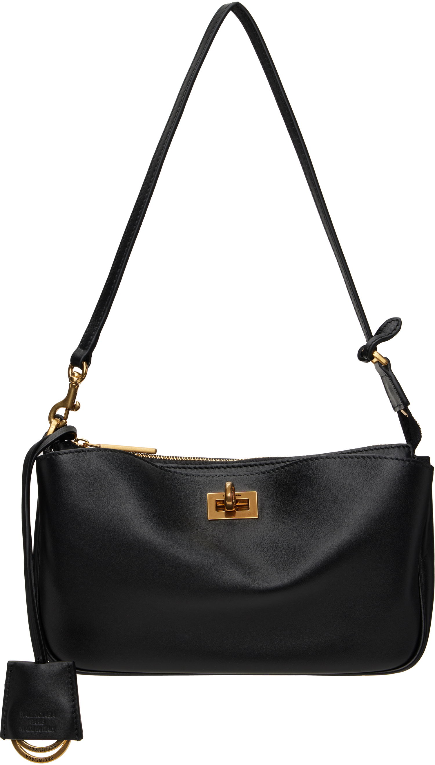 Skuldertaske Balenciaga Balenciaga Rodeo Sling Pochette Bag Sort | 814111 2ABKX, 0