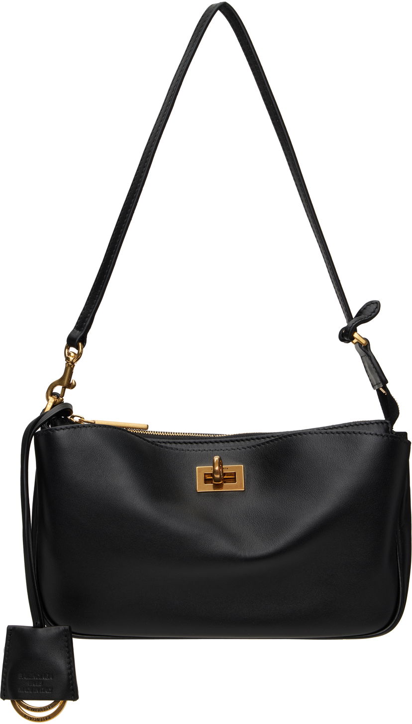 Skuldertaske Balenciaga Balenciaga Rodeo Sling Pochette Bag Sort | 814111 2ABKX