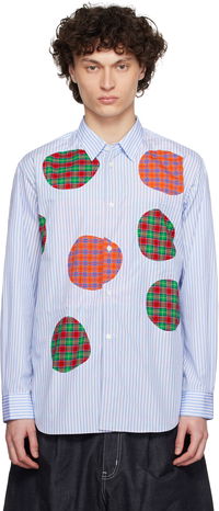 Comme des Garçons Stripe Poplin & Check Shirt