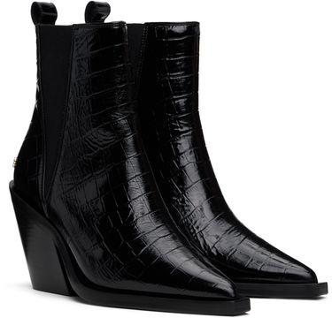 Sneakers og sko Anine Bing Bekah Black Leather Chelsea Boots Sort | A-14-10194-010, 3