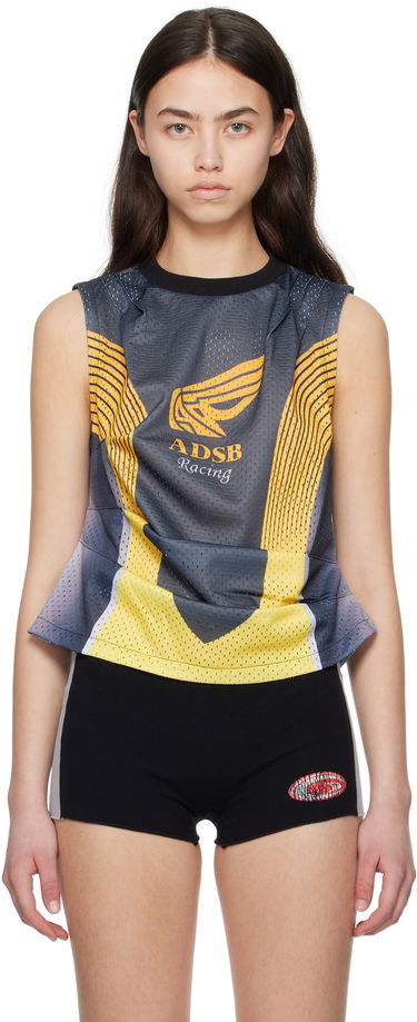 Tanktop Andersson Bell Andersson Bell Racing Reworked Tank Top Gul | atb1305w, 0