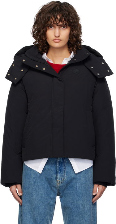 Puffer jakke MAISON KITSUNÉ Maison Kitsuné Puffer Down Jacket Sort | NW02202WQ4031, 0