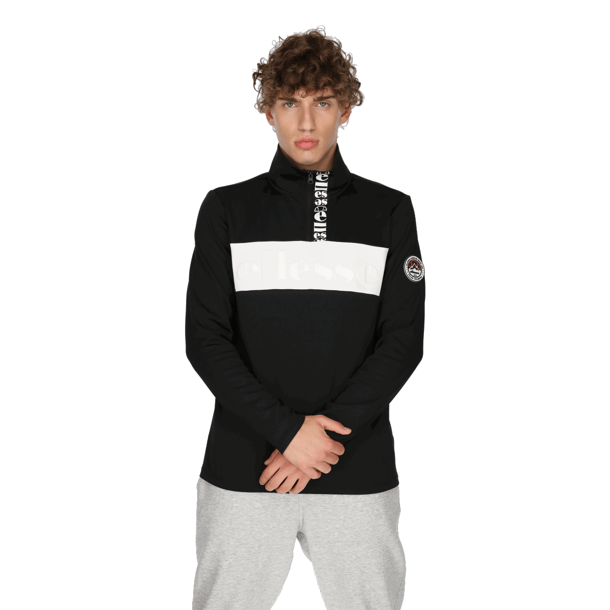 Sweatshirt Ellesse SKI Half-Zip Microfleece Flerfarvet | ELA223M652-01, 0