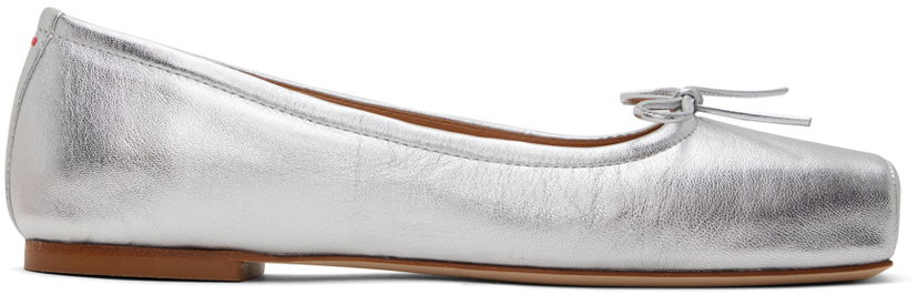 Kjole Aeyde Aeyde Gabriella Ballerina Flats Metalisk | A11-FL-GBRS08FL26-SS24-920-051