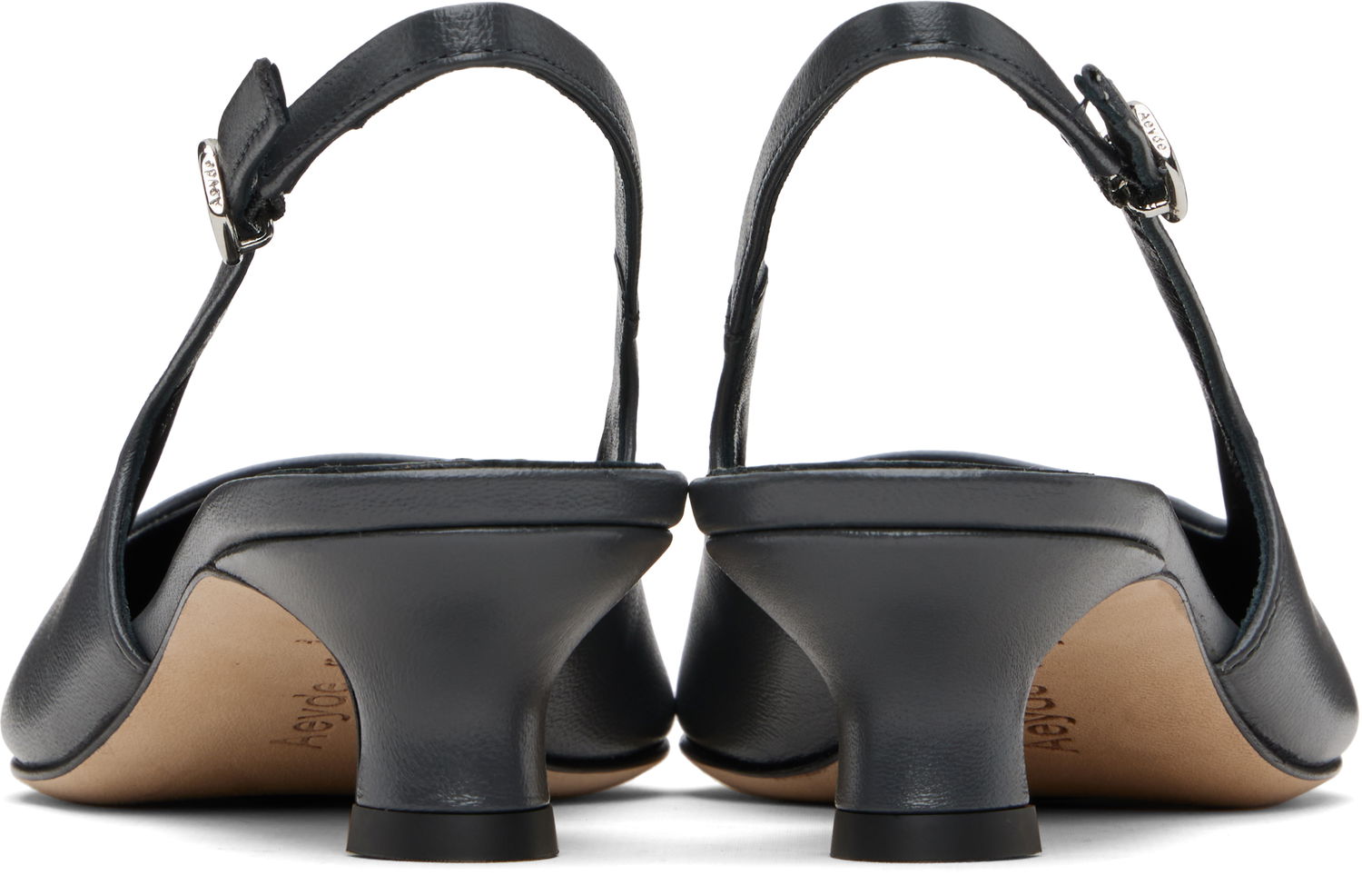 Tilbehør Aeyde Aeyde Catrina Slingback Kitten Heels Grå | A11-PU0114001221-225, 1