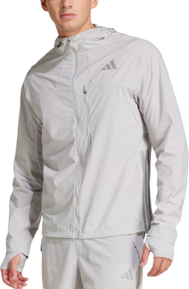 Vindjakke adidas Originals Adizero Ekiden Hooded Jacket Grå | jm7900, 0
