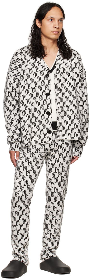 Bukser We11done We11done Jacquard Lounge Pants Hvid | WD-KP9-20-096-W-IV, 3