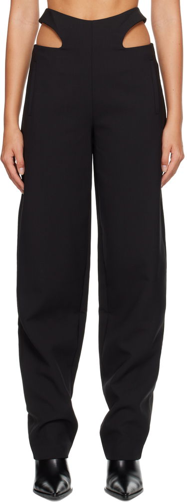 Bukser Dion Lee Dion Lee Y Front Cutout Trousers Sort | C2068P22, 0