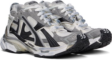 Sneakers og sko Balenciaga Runner Sneakers "Gray & White" Grå | 772774-W3RNY-9012, 3