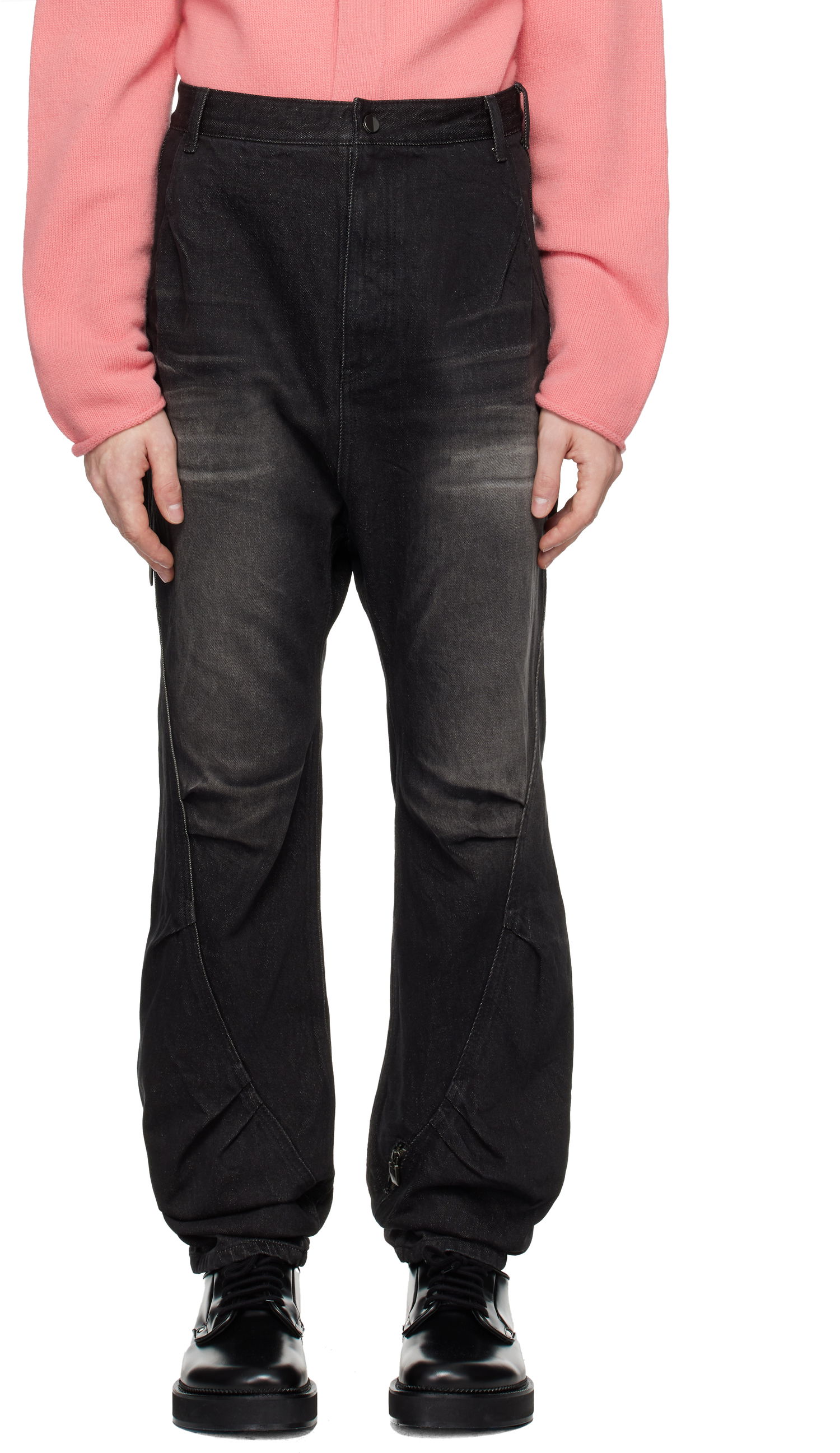 Bukser ADER ERROR Faded Black Denim Jeans Sort | BN01FWJE0108BK, 0