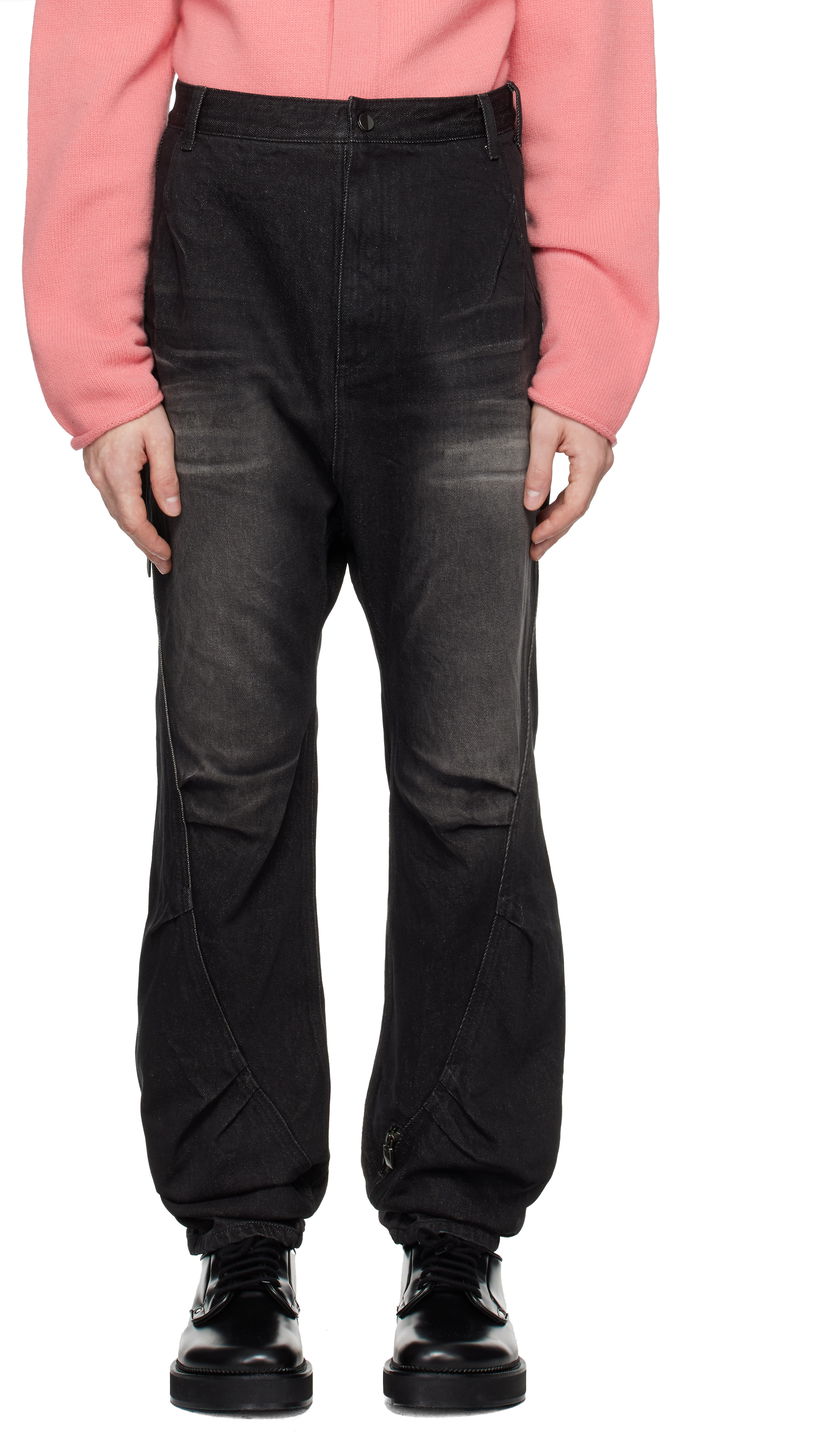 Bukser ADER ERROR Faded Black Denim Jeans Sort | BN01FWJE0108BK