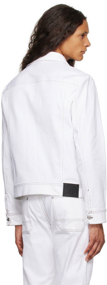 Jakke Paul Smith Paul Smith Western Denim Jacket Hvid | M1R-530Y-L02116-01, 2