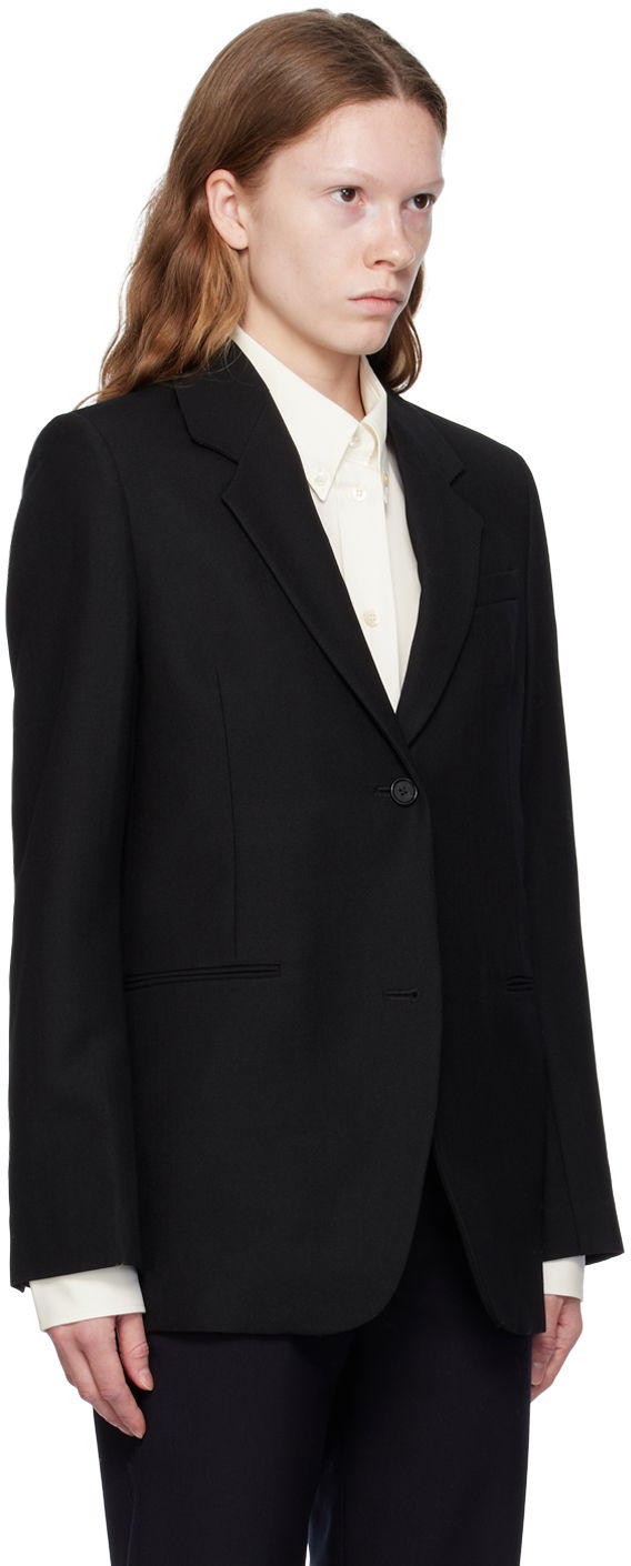Jakke TOTEME Tailored Single-Breasted Blazer Sort | 233-3014-246, 1