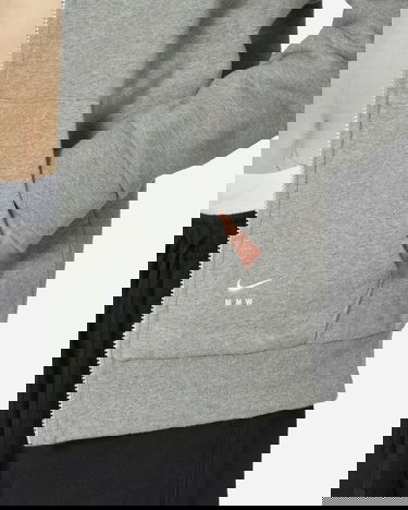 Sweatshirt Nike MMW Full-Zip Fleece Hoodie Grey Heather Grå | DR5362-050, 5
