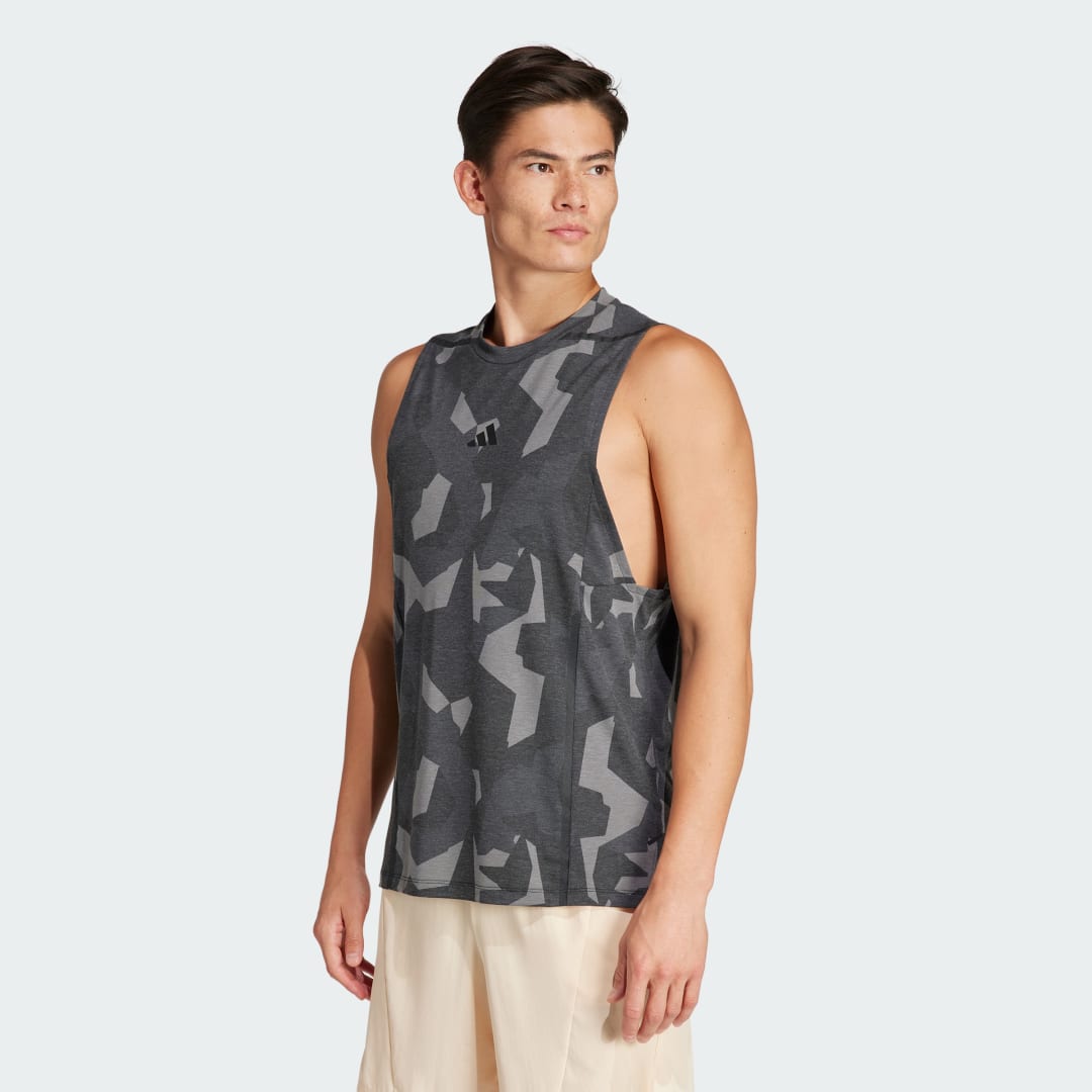 Tanktop adidas Performance Designed for Training Pro Series Workout Tank Top Grå | IT7517, 0