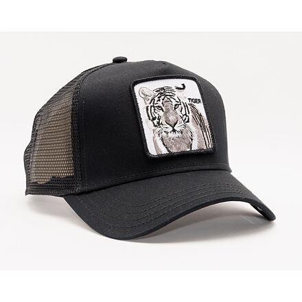 Kasket Goorin Bros. Goorin Brothers Animal Farm Core The White Tiger Black Sort | 101-0392-BLK, 0