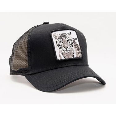 Kasket Goorin Bros. Goorin Brothers Animal Farm Core The White Tiger Black Sort | 101-0392-BLK, 0
