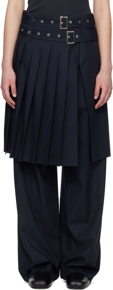 Bukser Charles Jeffrey Loverboy Charles Jeffrey LOVERBOY Wide Leg Skouser Trousers Sort | 54030502, 0