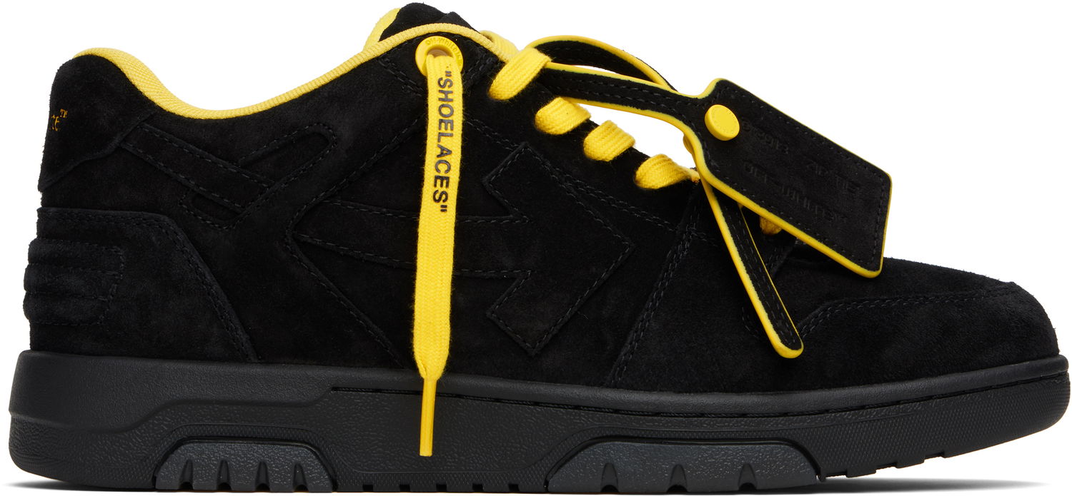 Sneakers og sko Off-White Off-White Out Of Office Sort | OMIA189S25LEA00B1015, 0