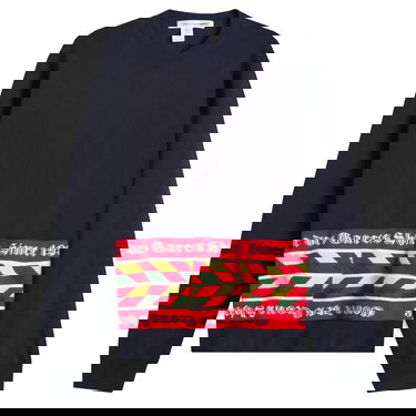 Sweater Comme des Garçons Football Scarf Knit Mørkeblå | FP-N002-051-2, 1