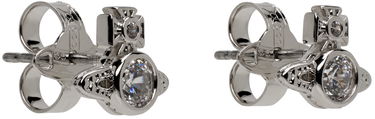 Øreringe Vivienne Westwood Silver Orb Crystal Earrings Metalisk | 62010220-02P102-SM, 1