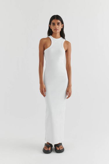 Kjole AXEL ARIGATO Scoop Asymmetric Dress Hvid | A2087001, 2