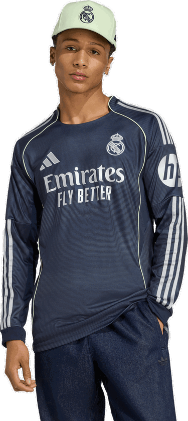 Jersey adidas Performance Real Madrid 25/26 Away Long Sleeve Jersey Mørkeblå | JP3939, 4