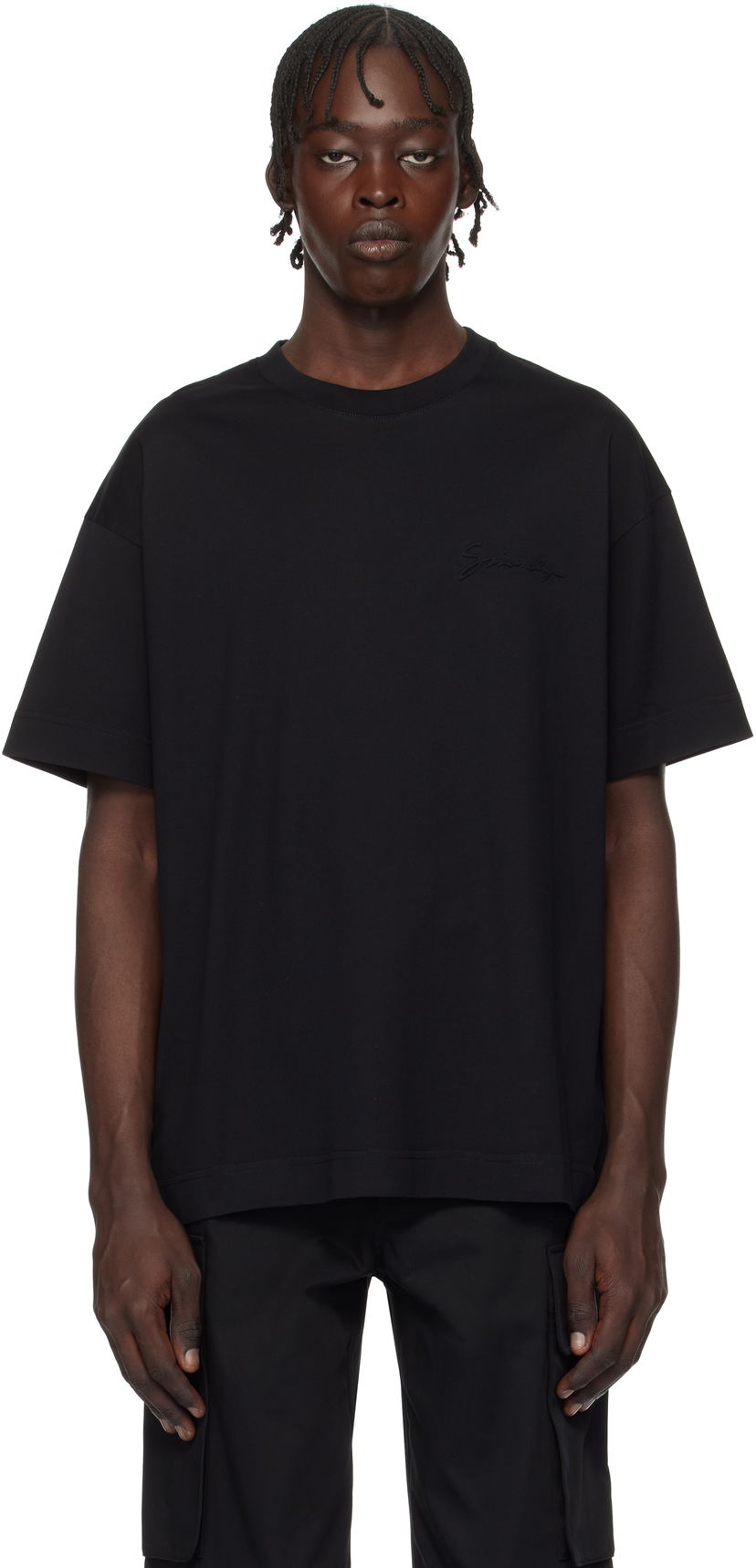 T-shirt Givenchy Black '' Print T-Shirt Sort | BM71MG3YP1001